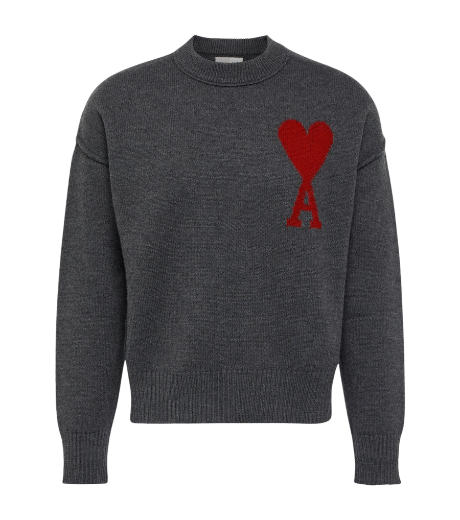 Ami Paris Ami De Cœur wool sweater