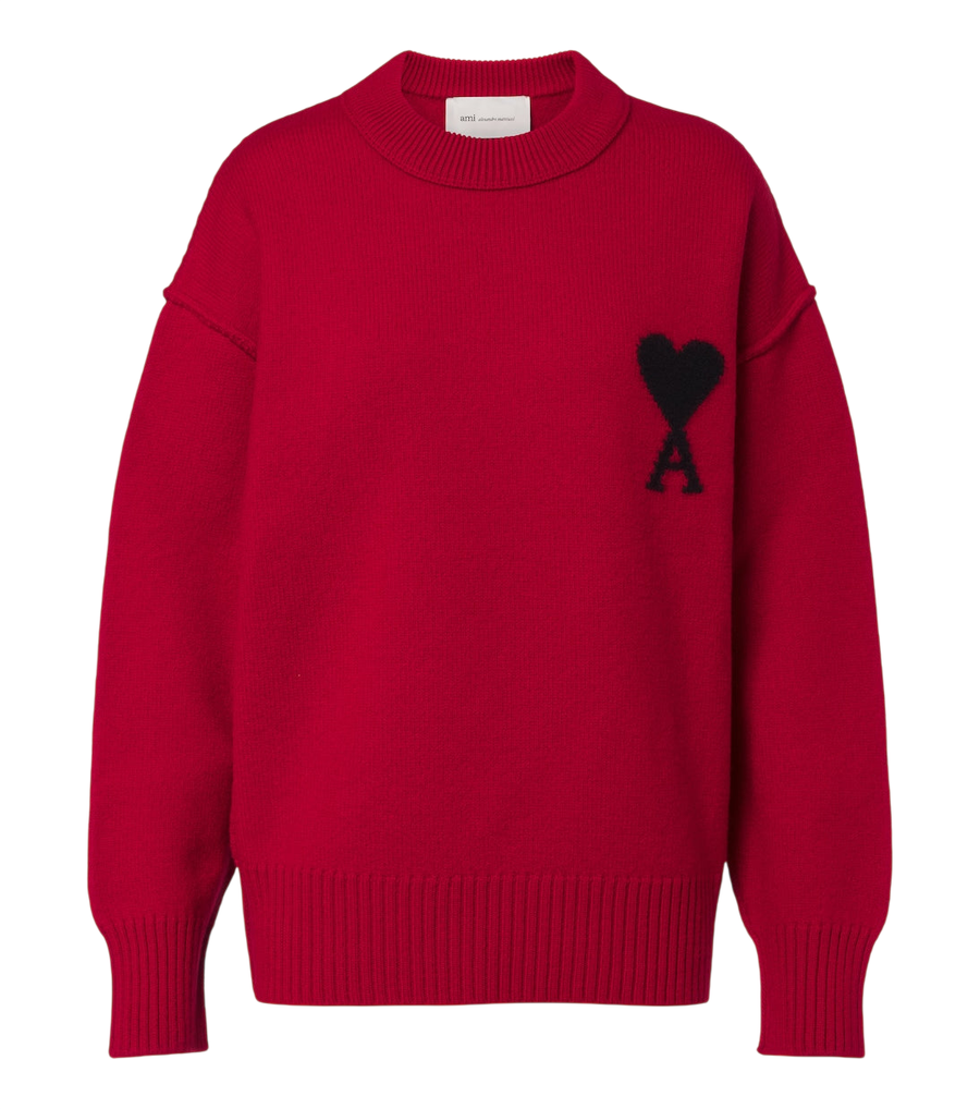 Ami Paris Ami de Coeur virgin wool sweater