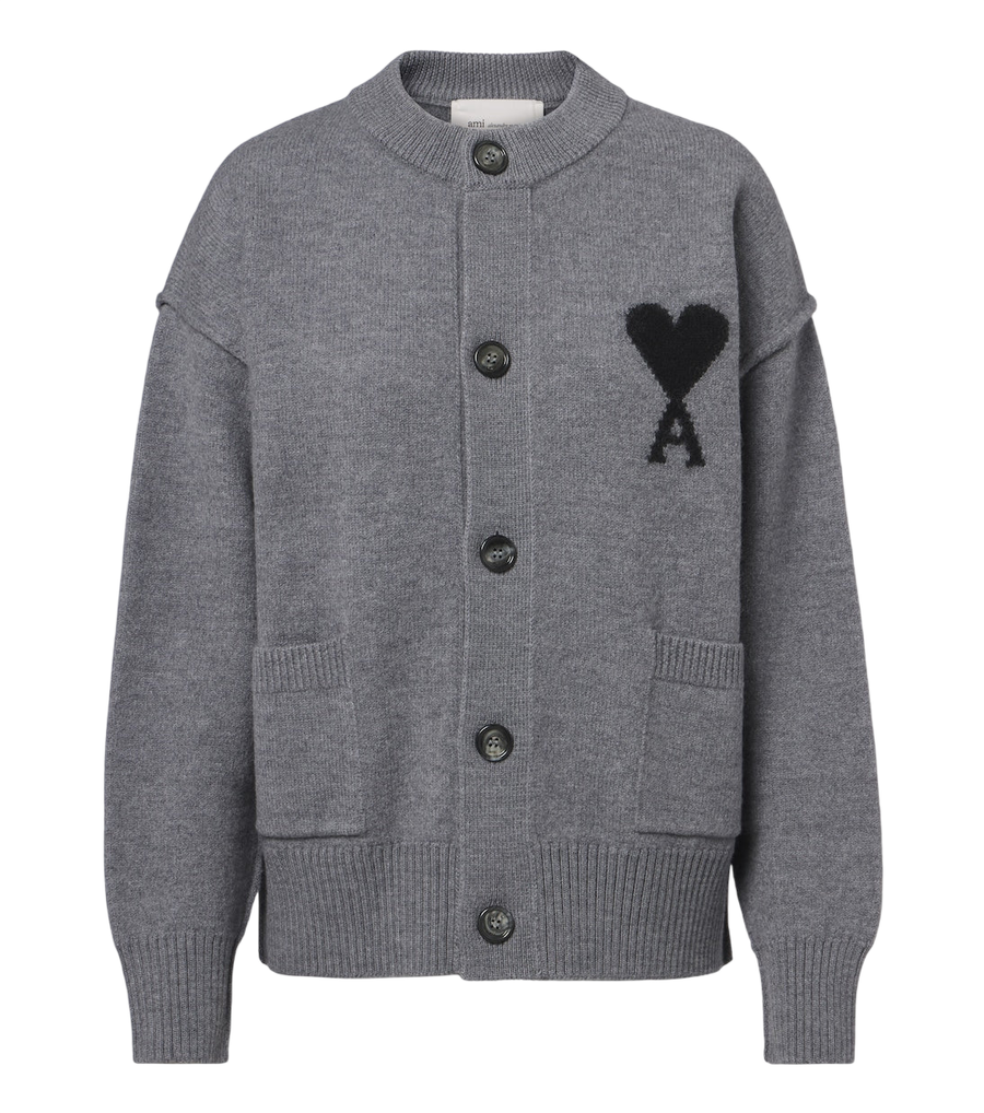 Ami Paris Ami de Coeur wool cardigan