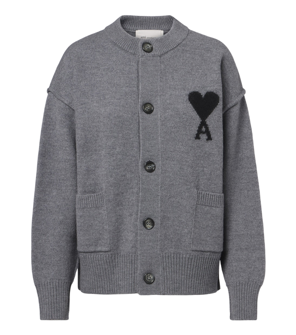 Ami Paris Ami de Coeur wool cardigan