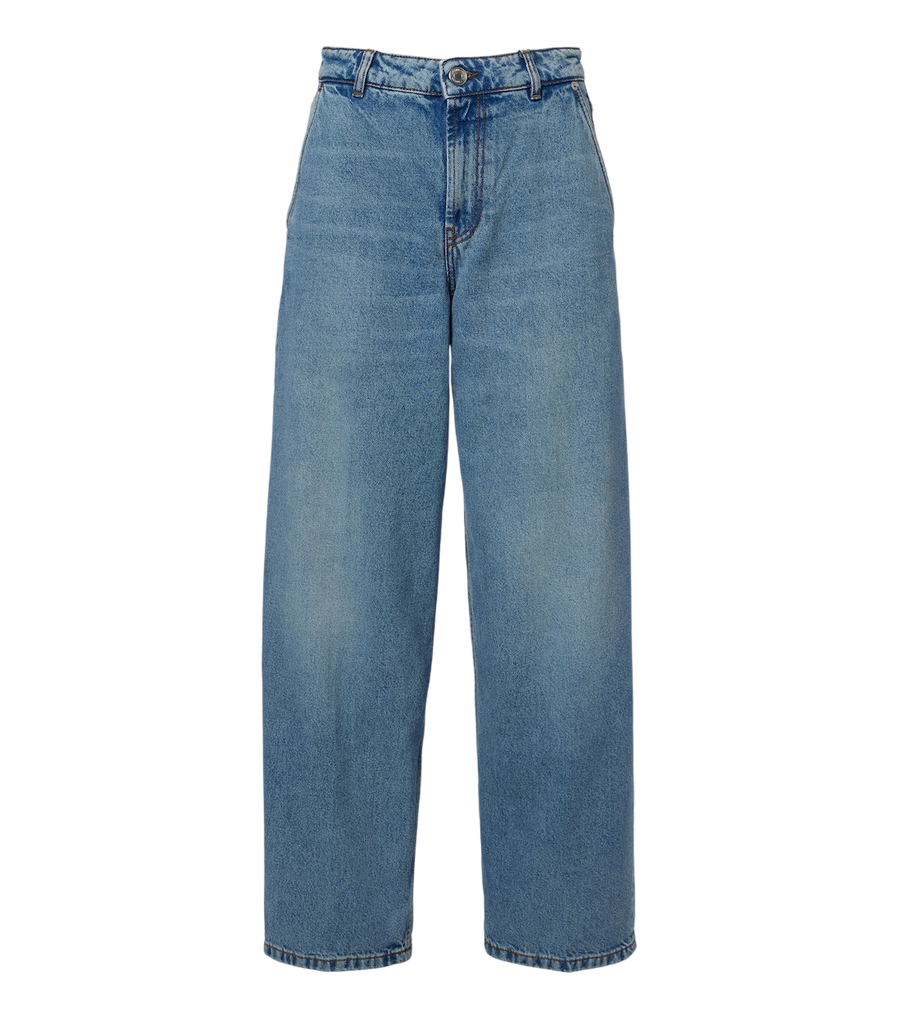 Ami Paris Mid-rise wide-leg jeans