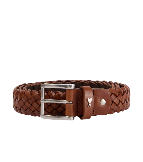 Ami Paris Cintura in pelle intrecciata Paris Paris