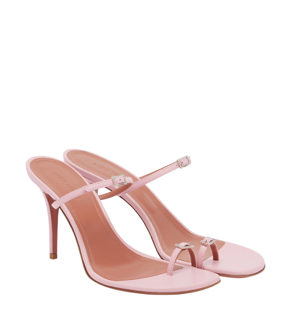 Amina Muaddi Adut embellished leather sandals
