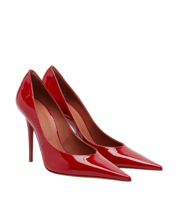Amina Muaddi Anok patent leather pumps