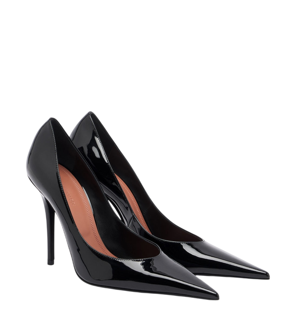 Amina Muaddi Scarpe Anok in pelle verniciata