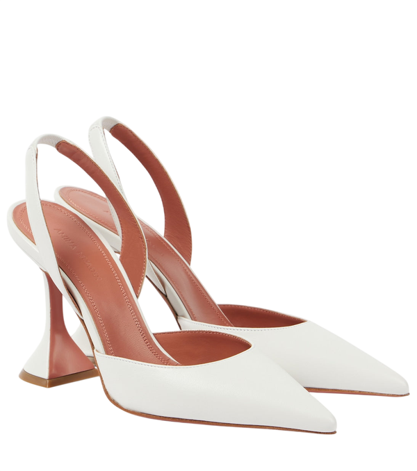 Escarpins slingback Holli 95 en cuir d'Amina Muaddi