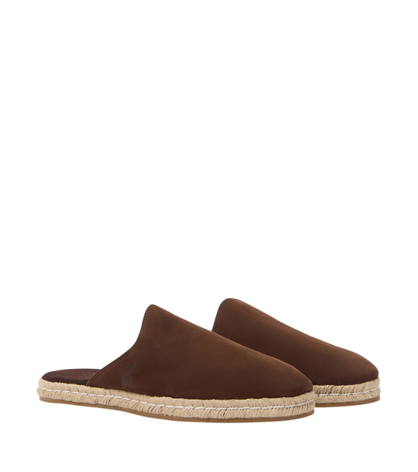 Mules tipo alpargata de piel Fimos de Ancient Greek Sandals