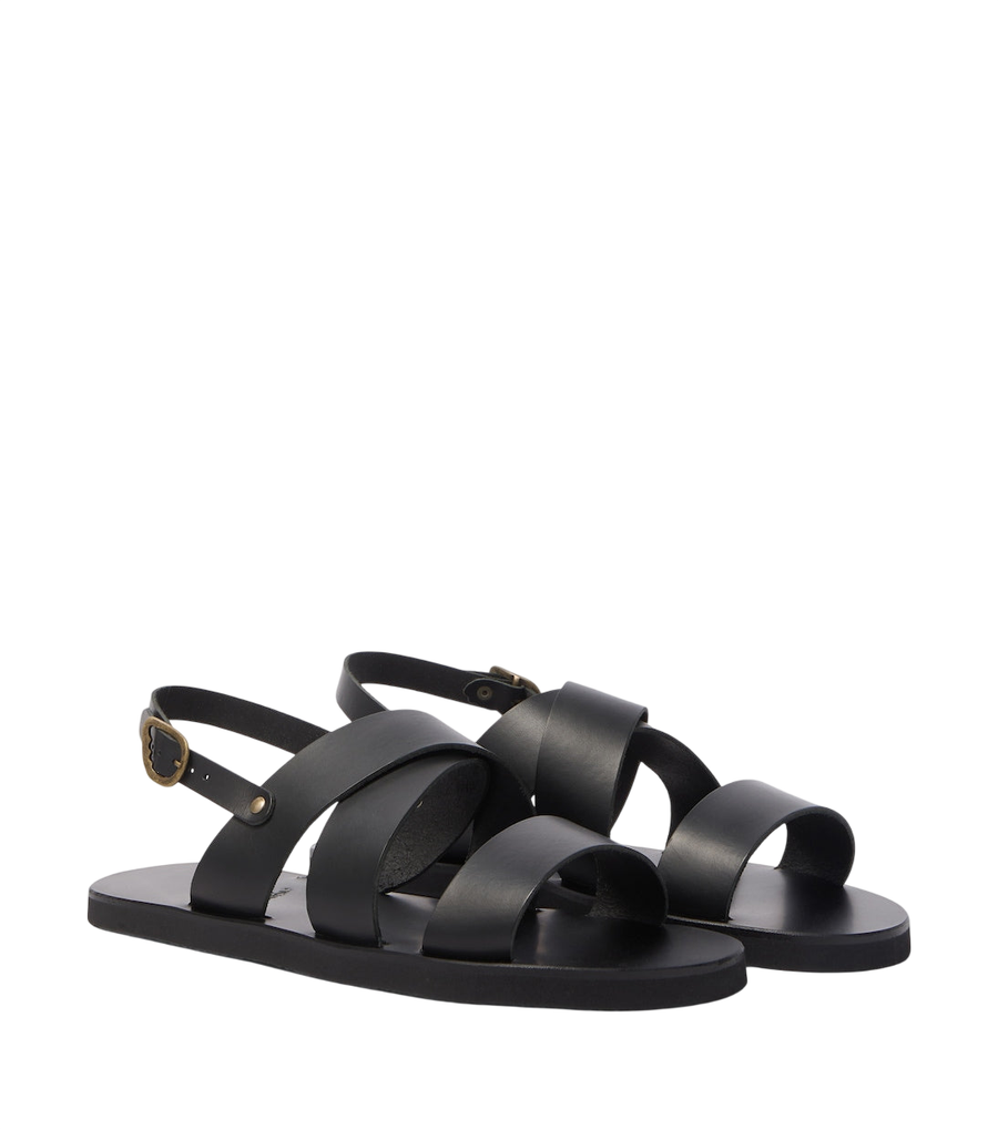 Ancient Greek Sandals Miltos leather slingback sandals