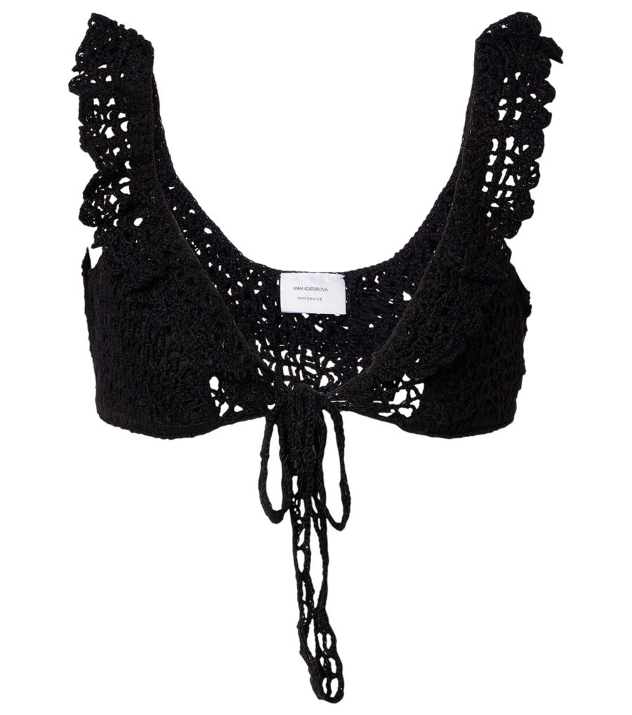 Anna Kosturova Crochet crop top