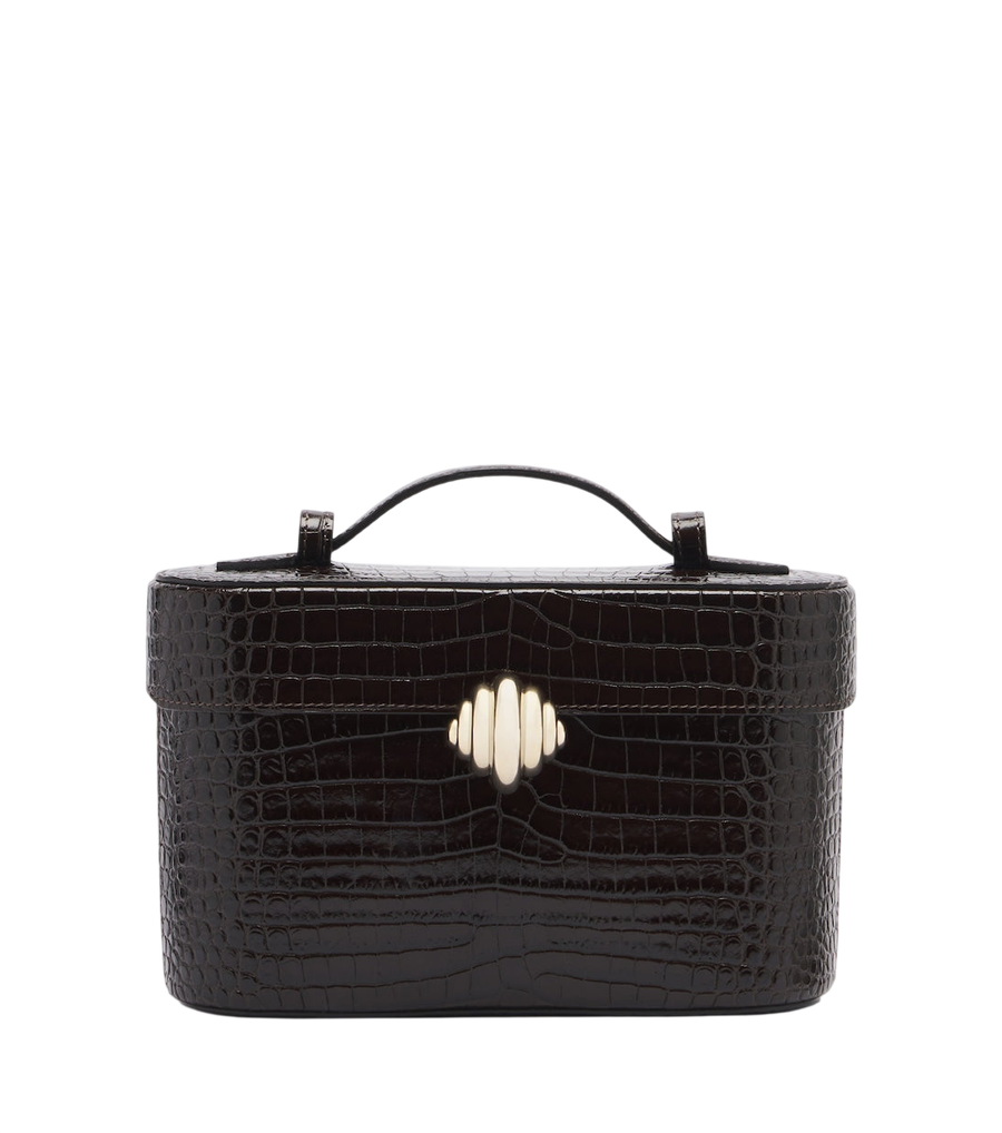 Aquazzura Belgravia Small leather vanity bag