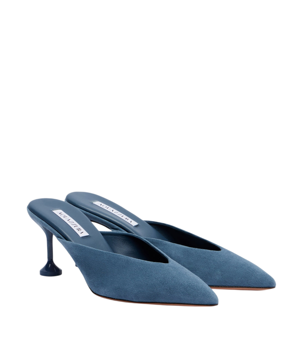 Aquazzura Bisous suede mule