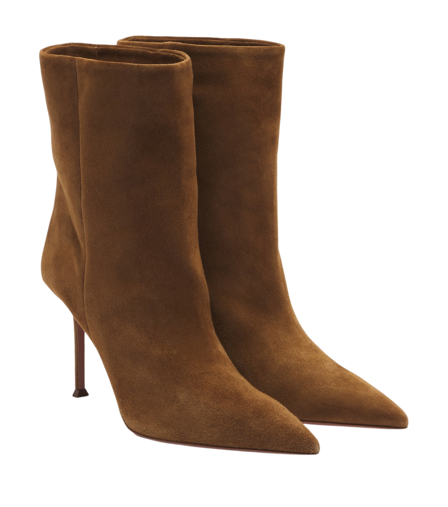 Aquazzura Harper suede ankle boots
