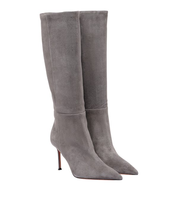 Aquazzura Harper suede knee-high boots