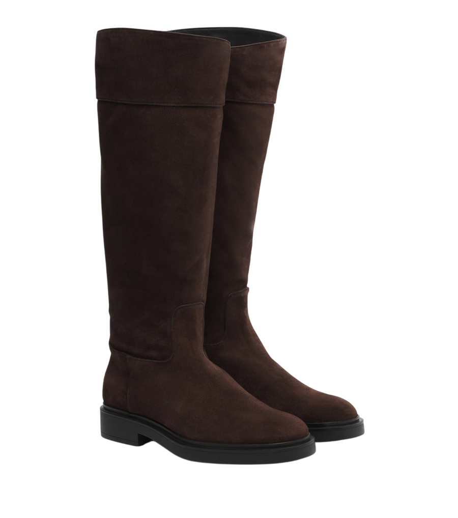 Aquazzura Ride suede knee-high boots