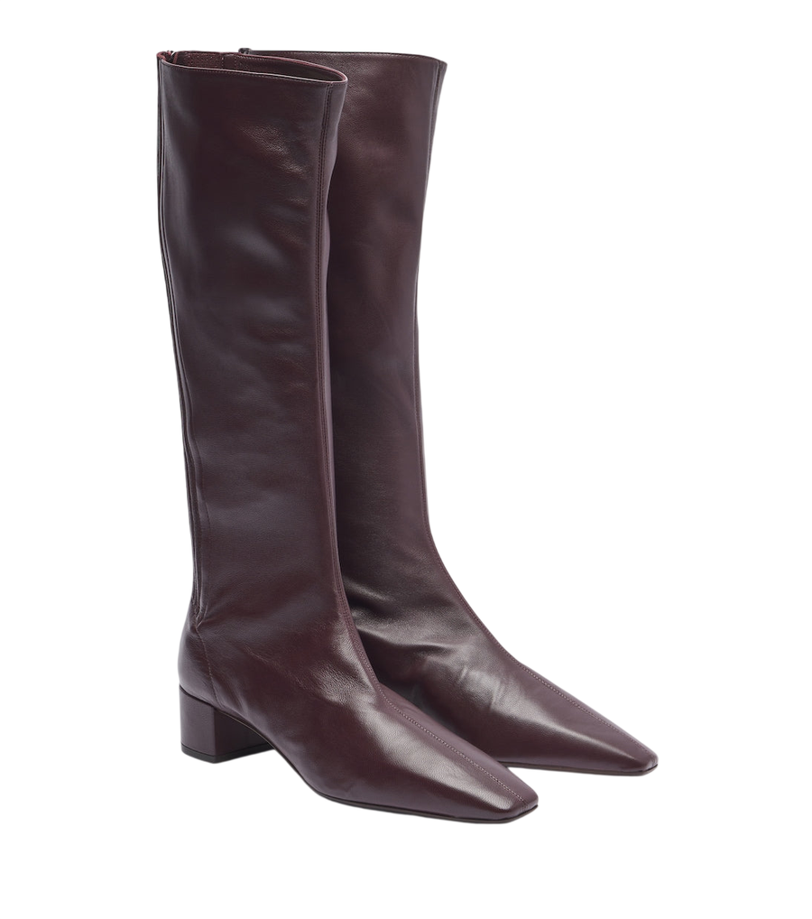 Aquazzura Saint Honoré leather knee-high boots