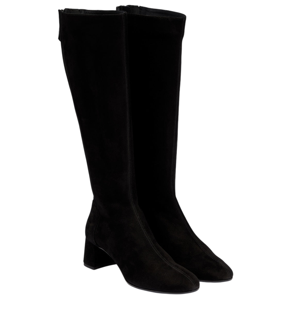 Aquazzura Saint Honore suede knee-high boots