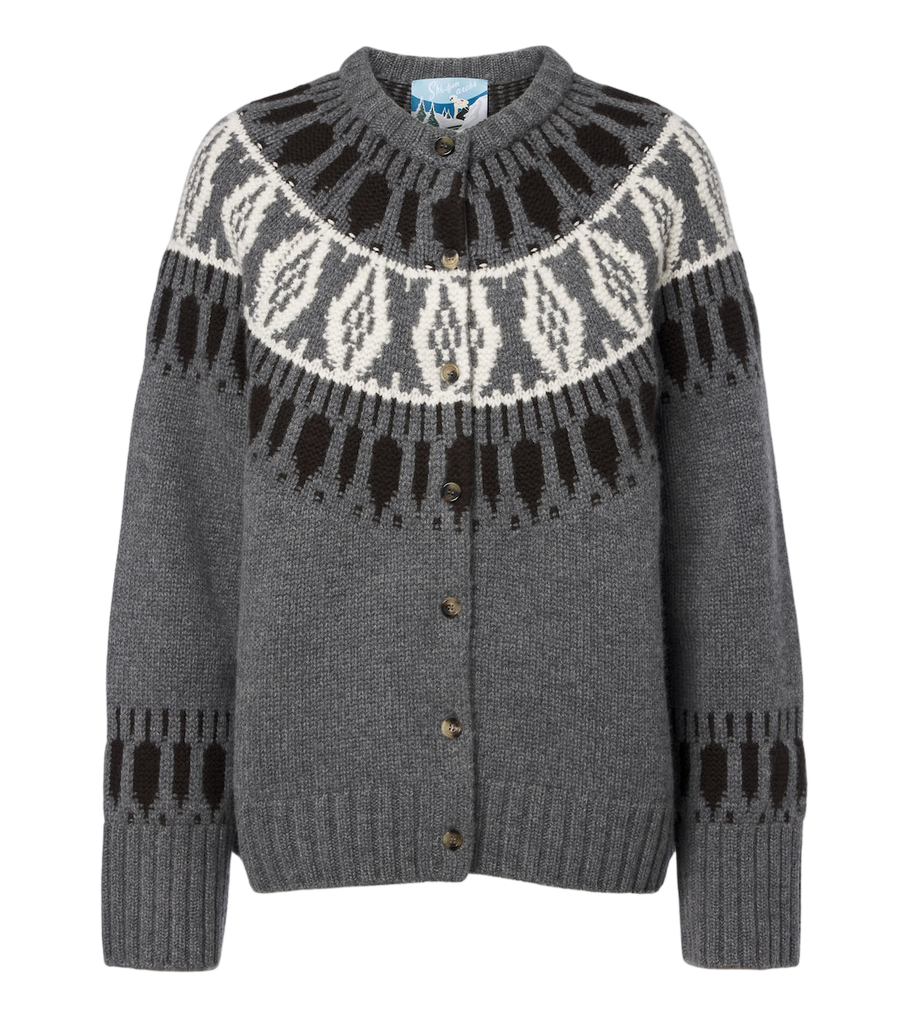 Arch4 Fair Isle cashmere cardigan