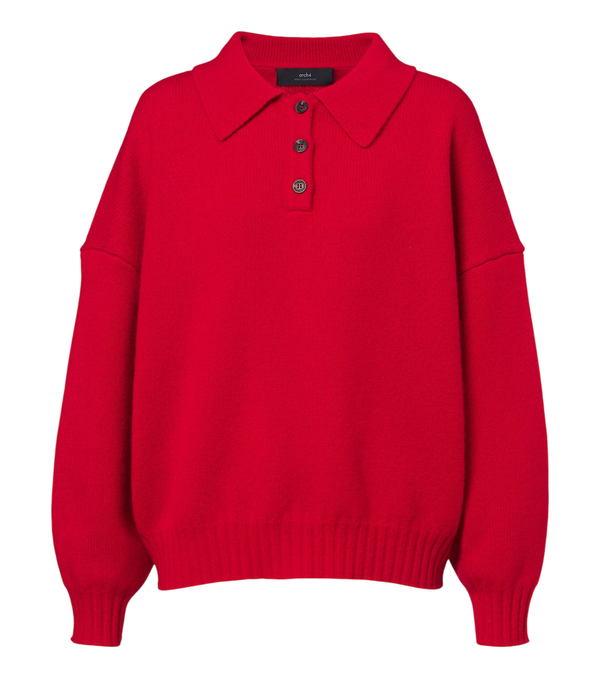 Arch4 Kings Road cashmere polo sweater