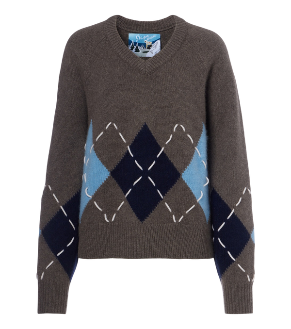 Arch4 Sloane argyle cashmere sweater