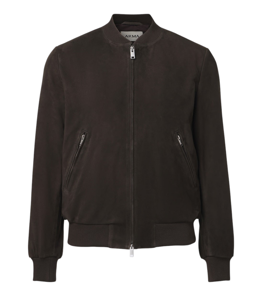 Arma Didier suede bomber jacket