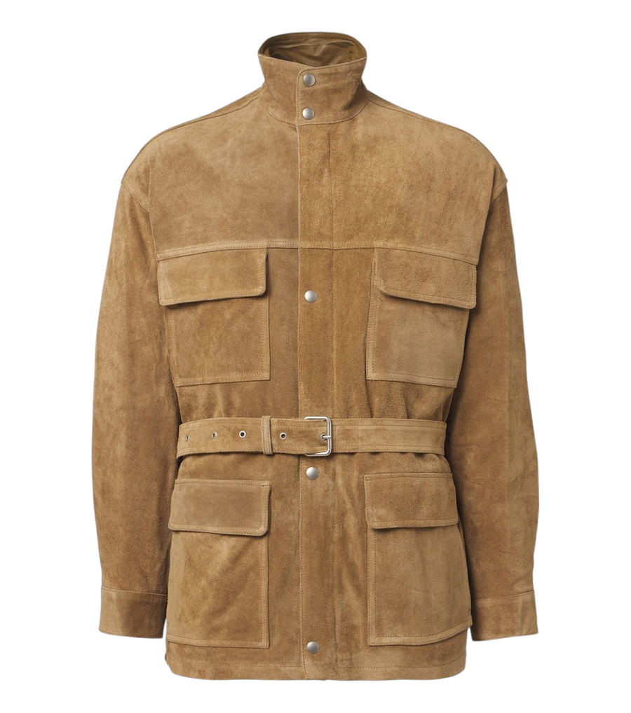 Arma Doran belted suede jacket