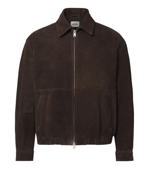 Arma Maddox suede blouson jacket