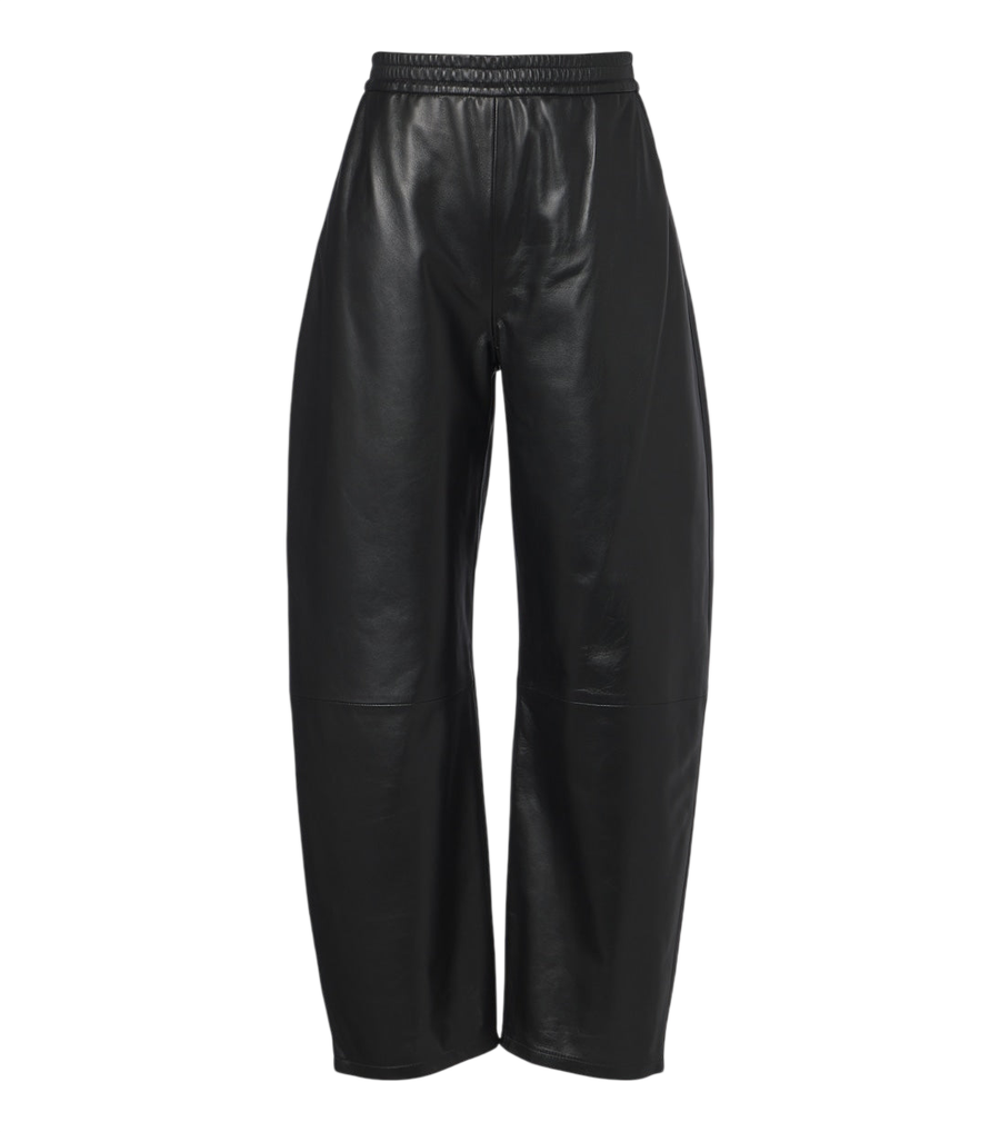 Arma Noa leather barrel-leg pants