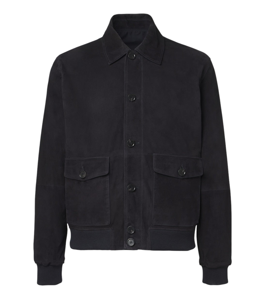 Arma Tomme reversible suede blouson jacket