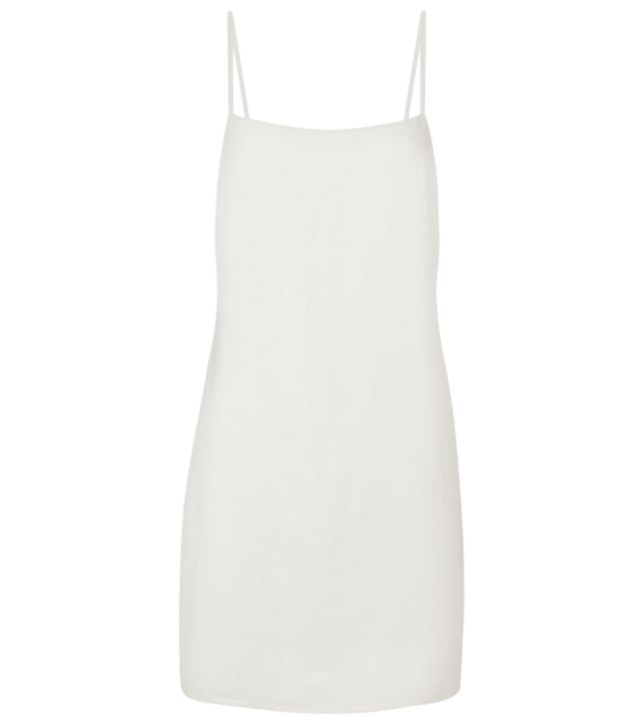 Asceno Geneva linen minidress