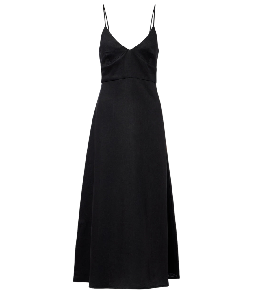 Asceno Ida linen midi dress