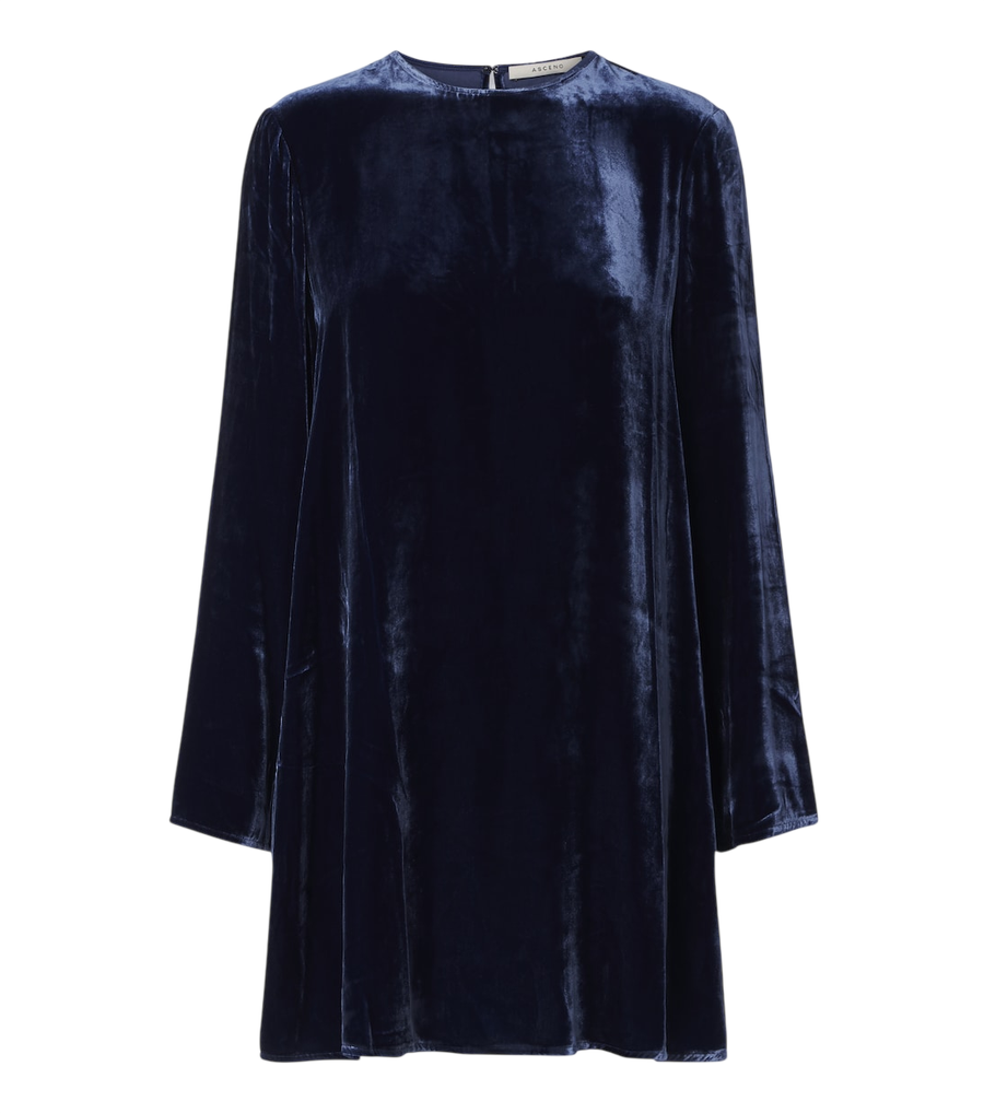 Asceno Larissa velvet minidress