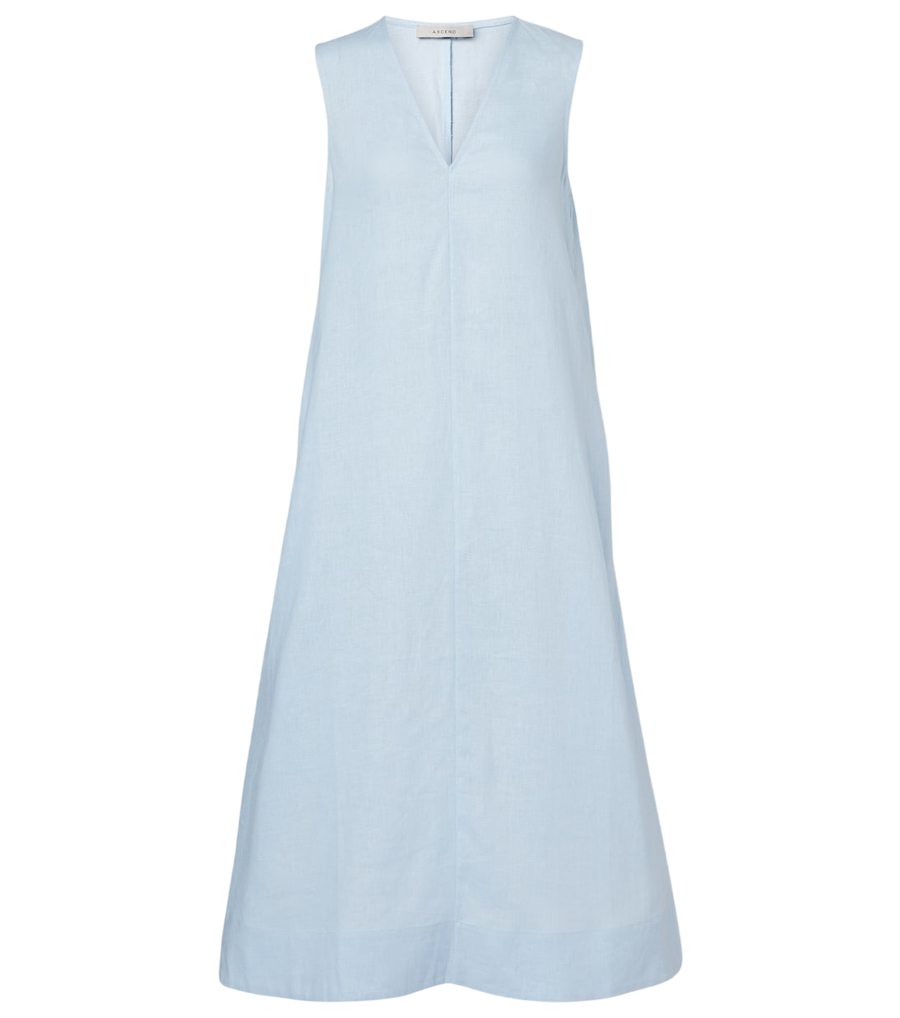 Robe midi en lin Asceno Nisha