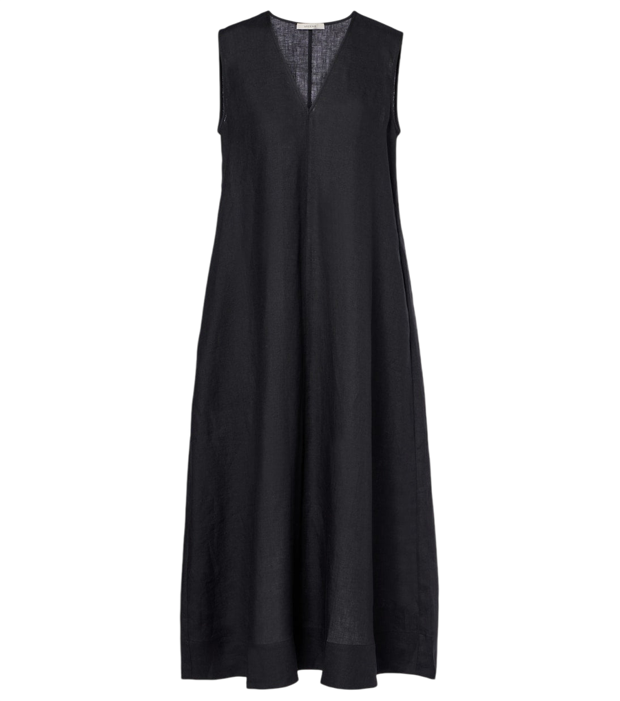 Asceno Nisha linen midi dress