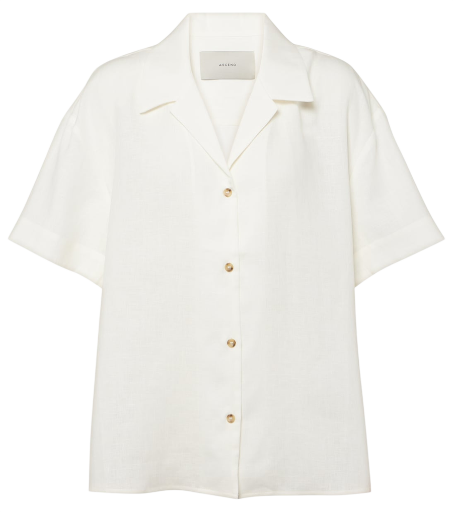 Camisa de bolos de lino Asceno Prague