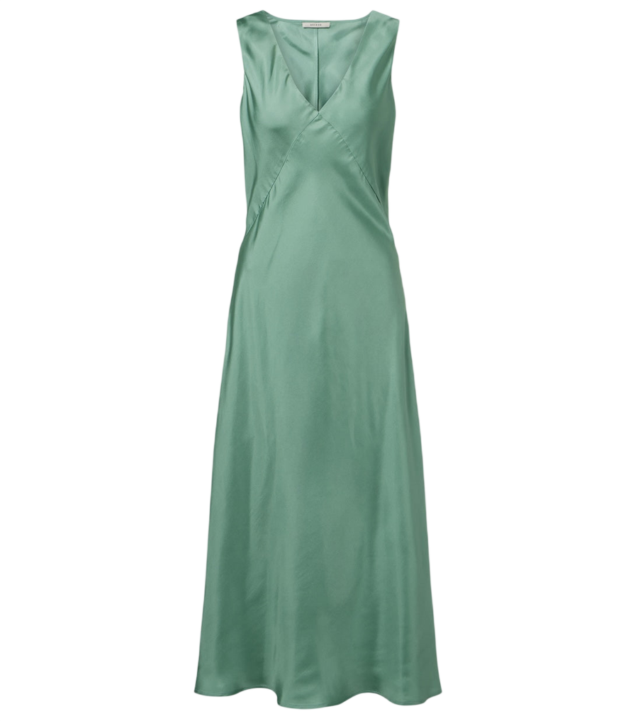 Robe nuisette en sergé de soie Asceno Provence