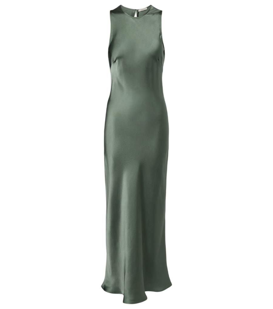 Asceno Tallin silk maxi dress