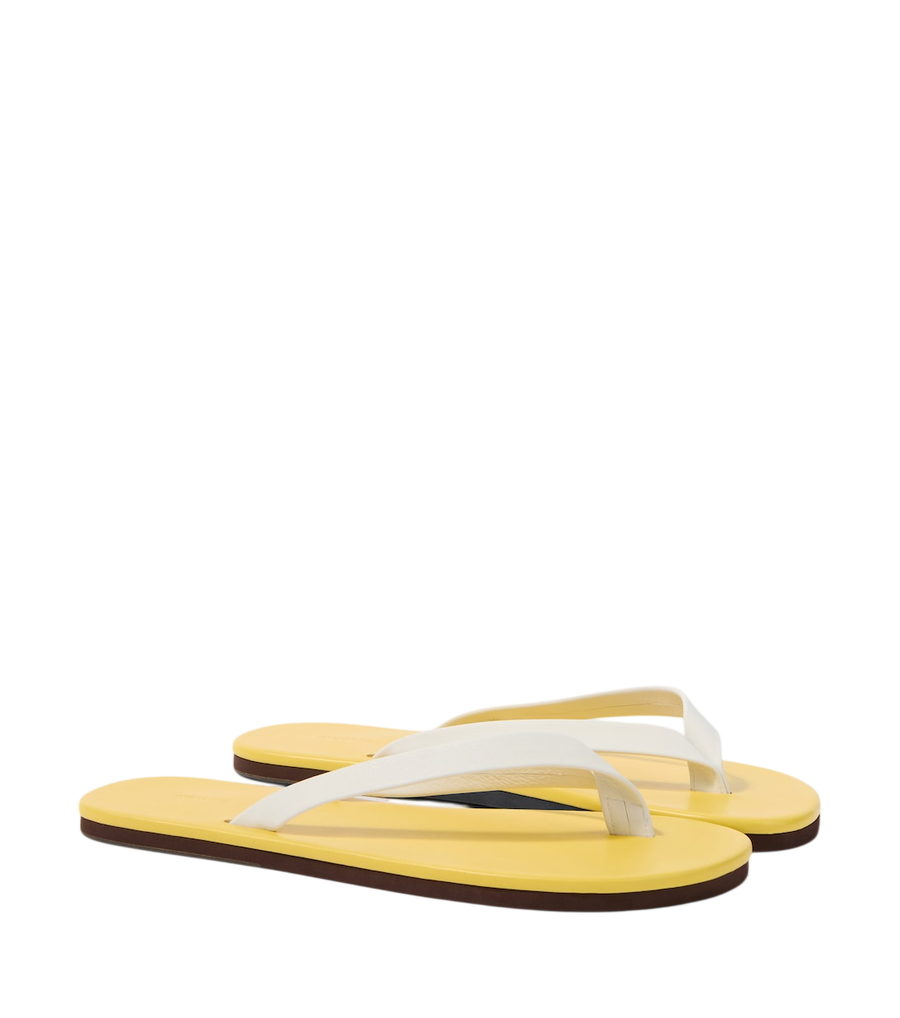 Auralee Leather thong sandals