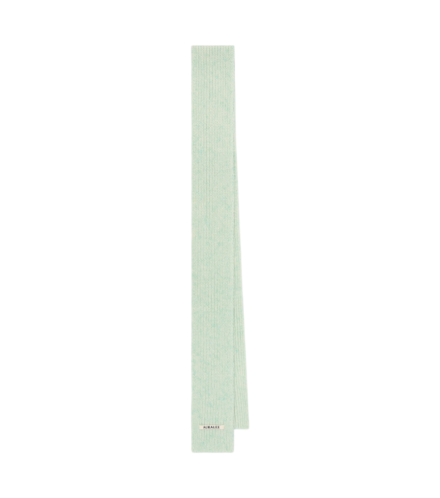 Auralee Ribbed-knit cashmere scarf