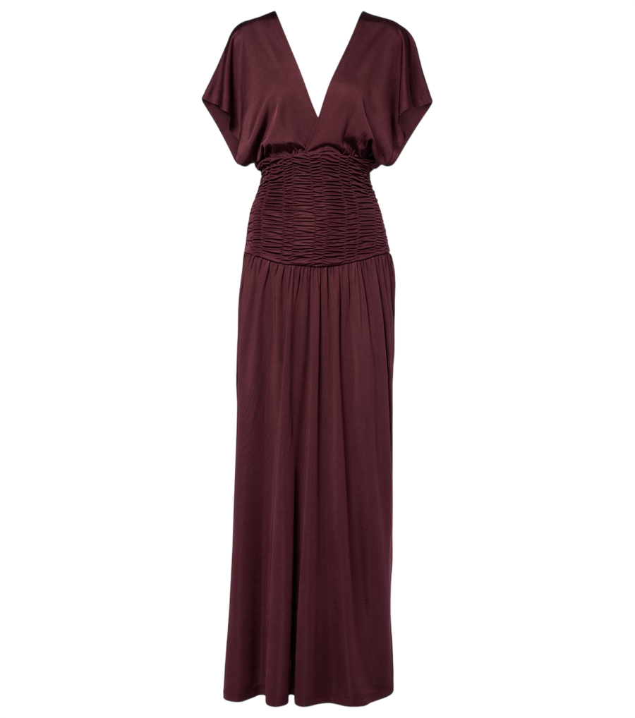 Aya Muse Anara ruched maxi dress