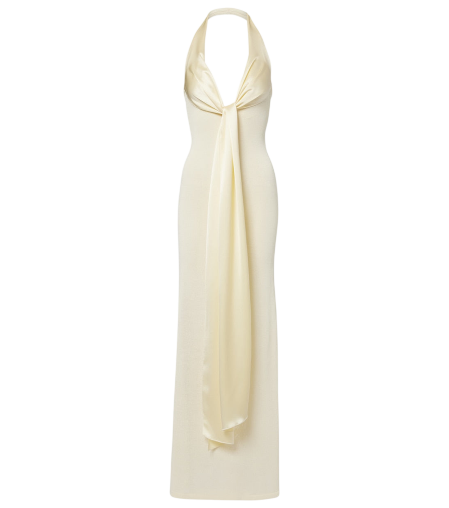 Aya Muse Nayra cotton and silk blend maxi dress