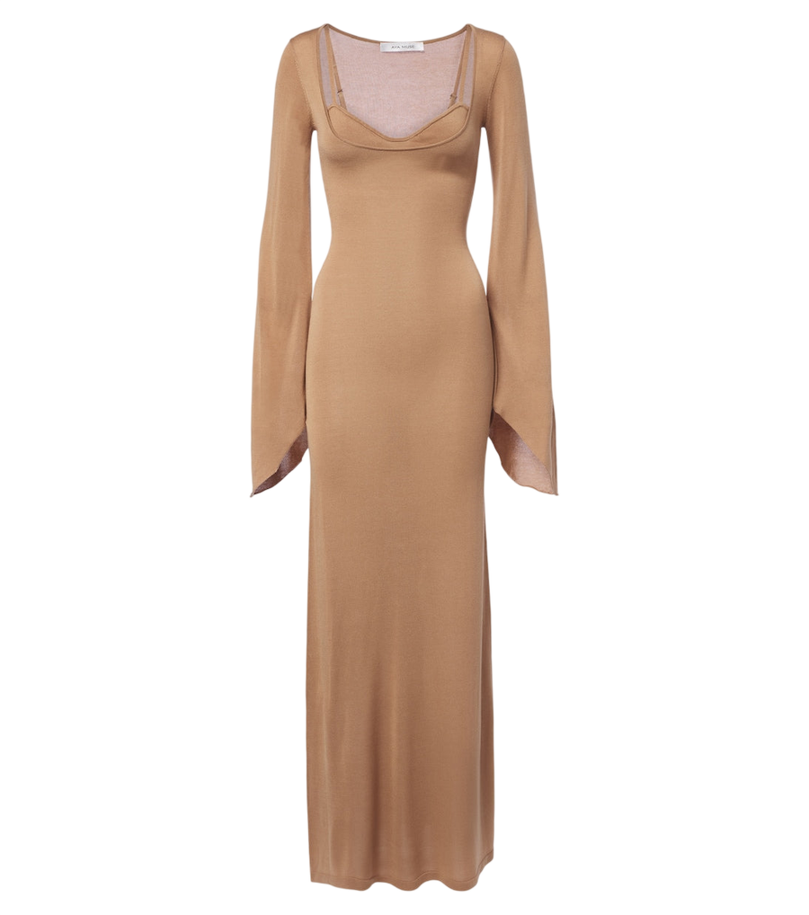 Robe longue Aya Muse Zair à superpositions