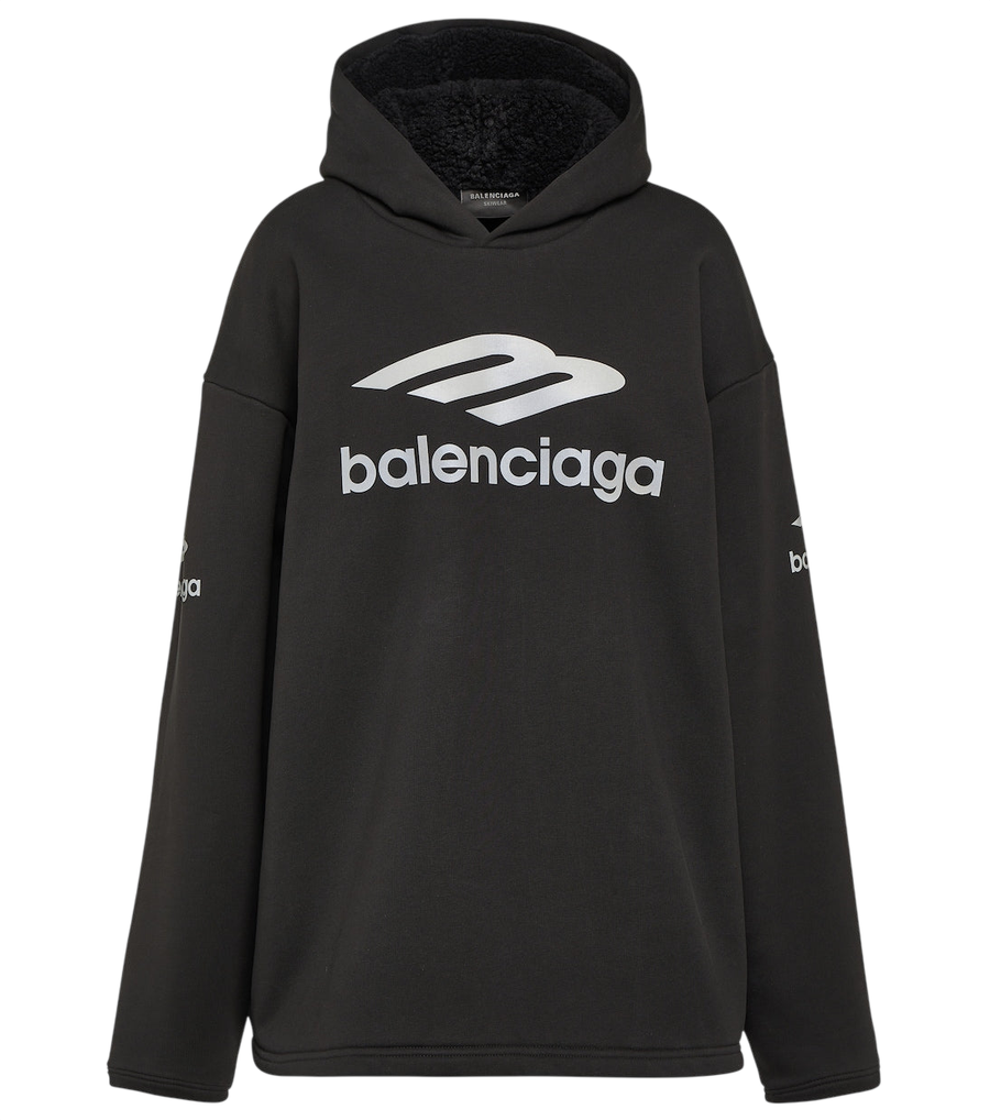 Sweat à capuche technique Balenciaga 3B Sports Icon