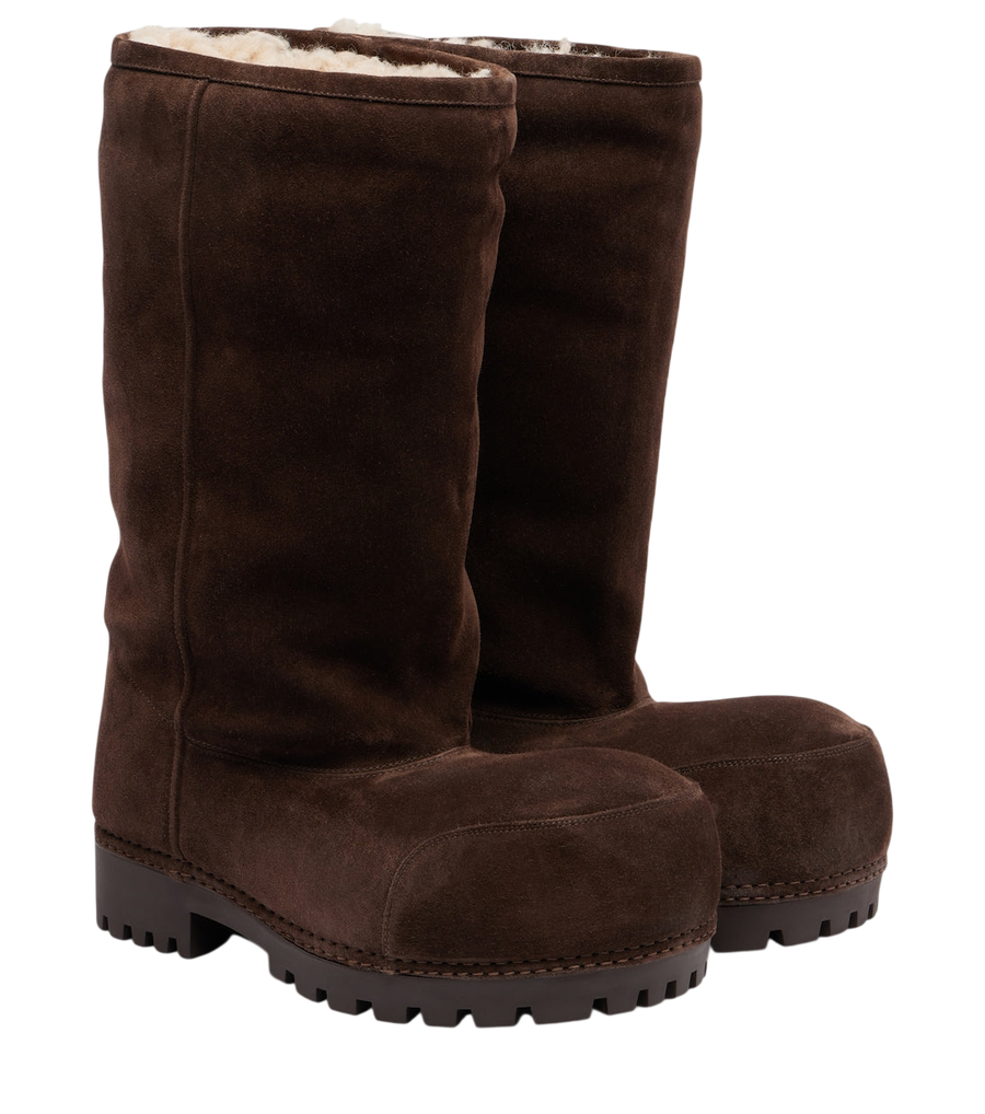 Balenciaga Alaska suede mid-calf boots