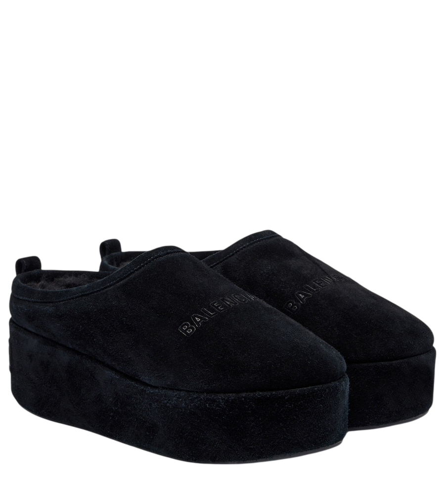 Balenciaga Mocassini con plateau in pelle scamosciata Alaska