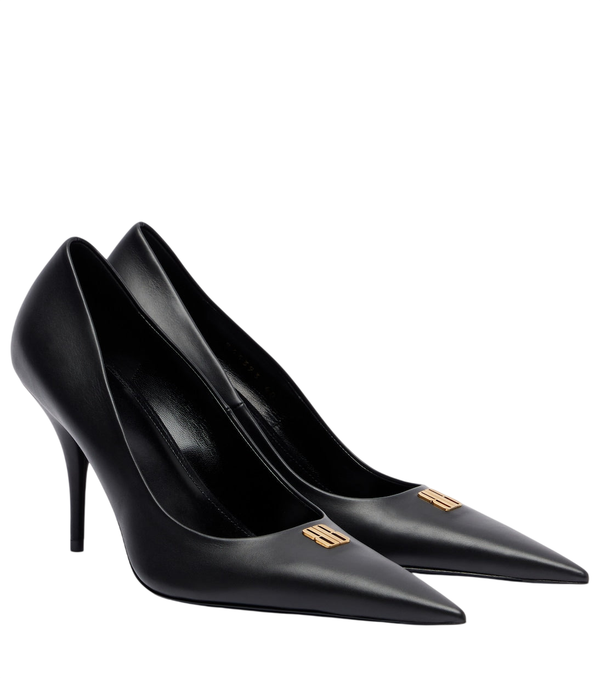 Balenciaga Avenue BB Editor 90 sapatos de couro