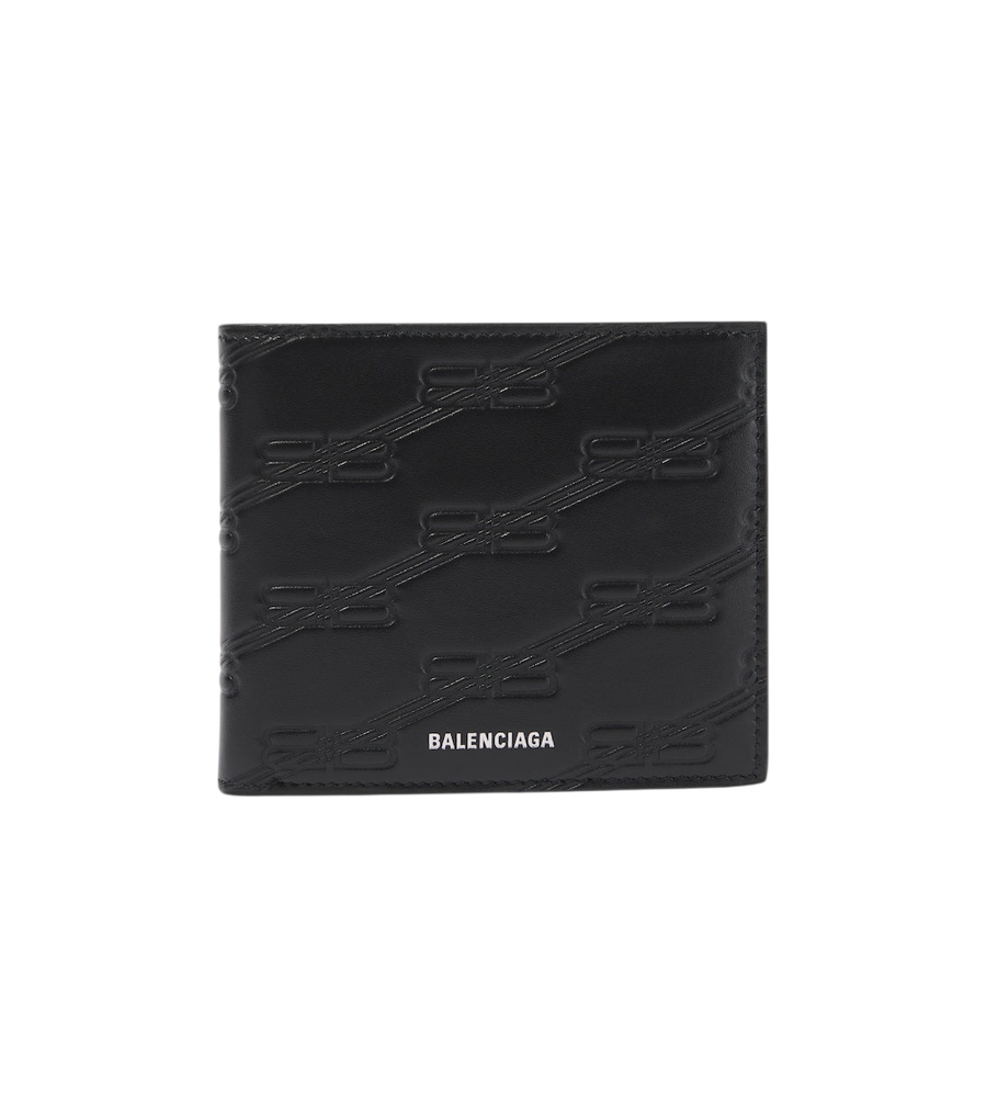 Balenciaga BB debossed bifold wallet