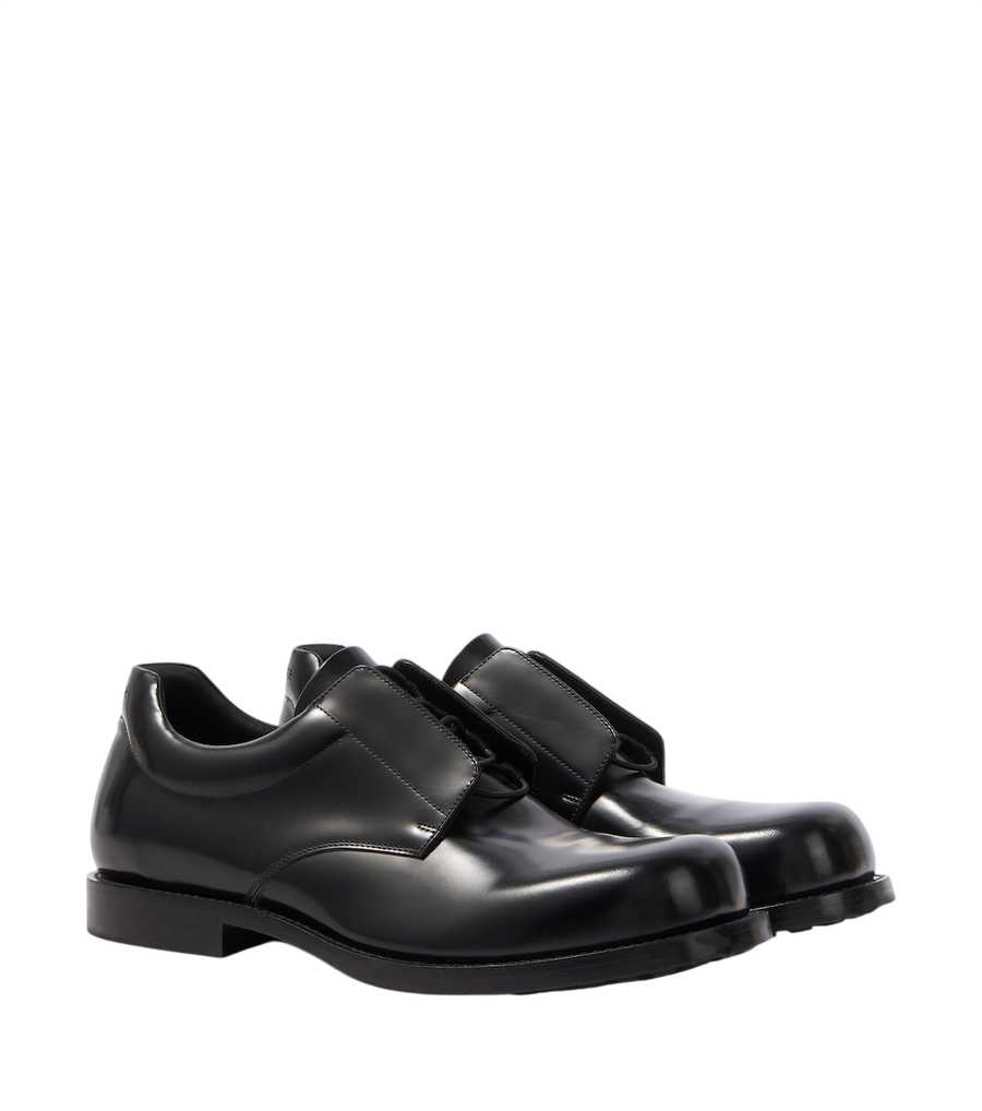 Balenciaga Brushed leather Derby shoes