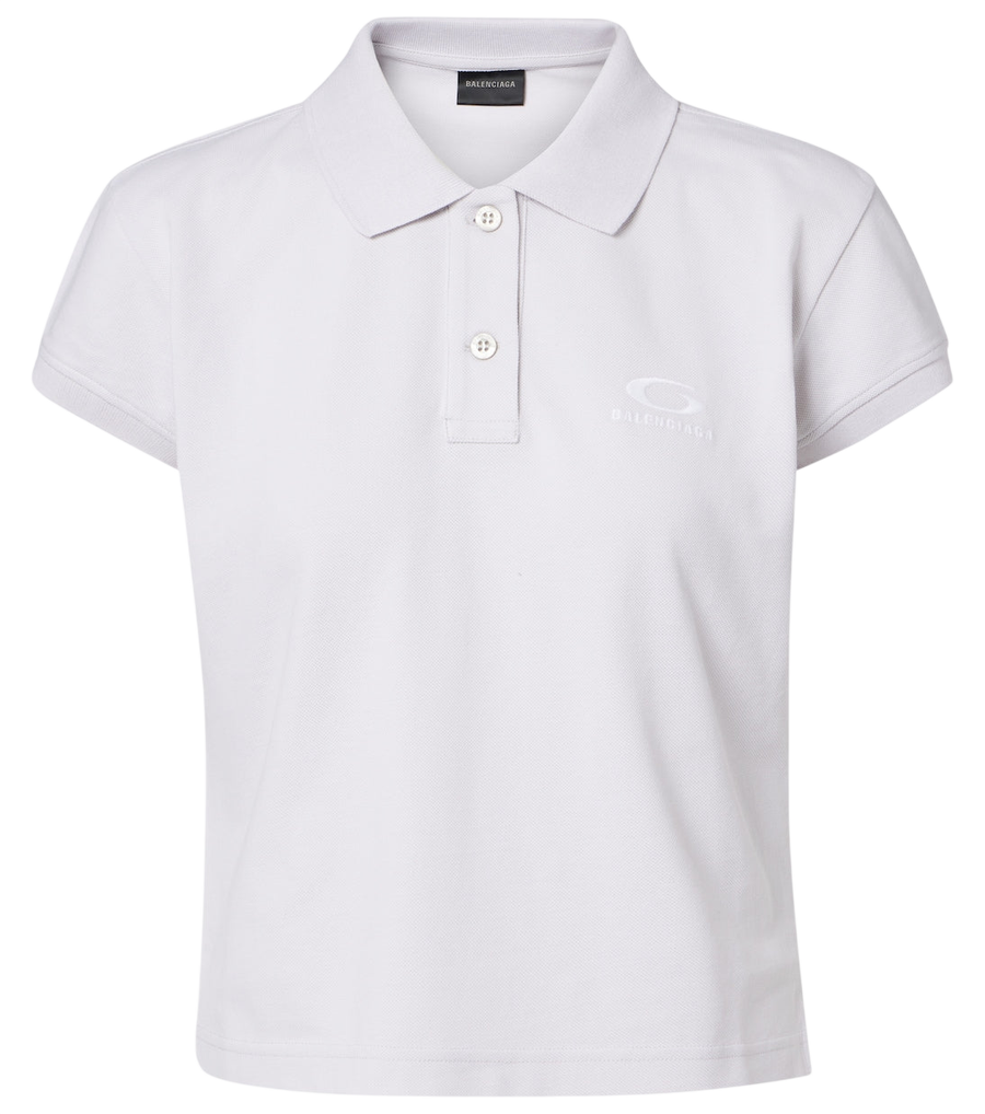 Polo de piqué de algodón de Balenciaga