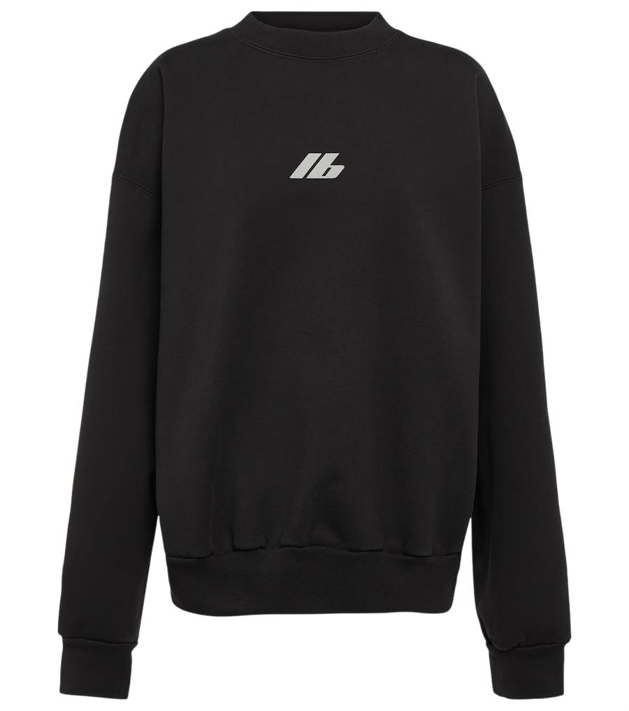 Sweat-shirt à col rond Balenciaga en jersey de coton