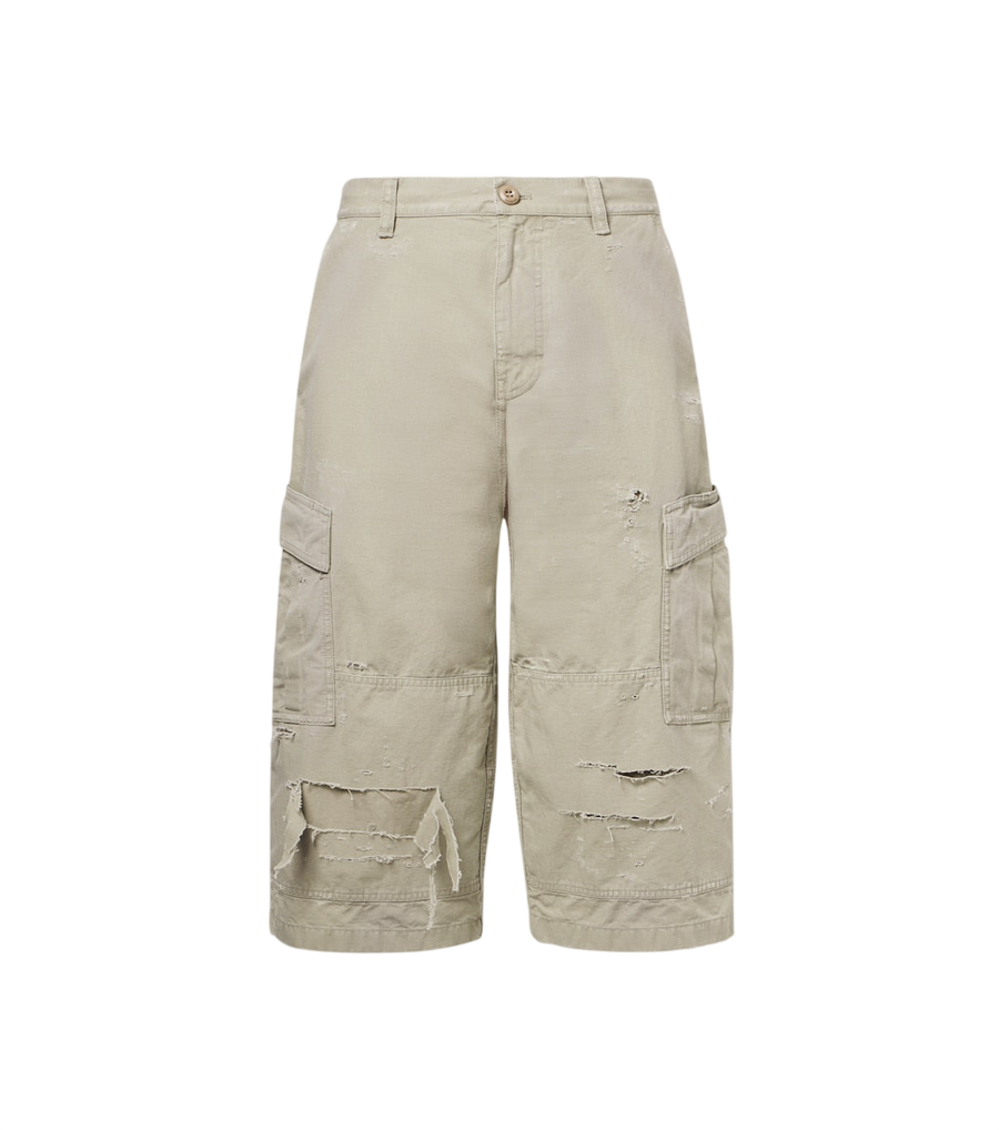 Balenciaga Cropped cotton cargo pants